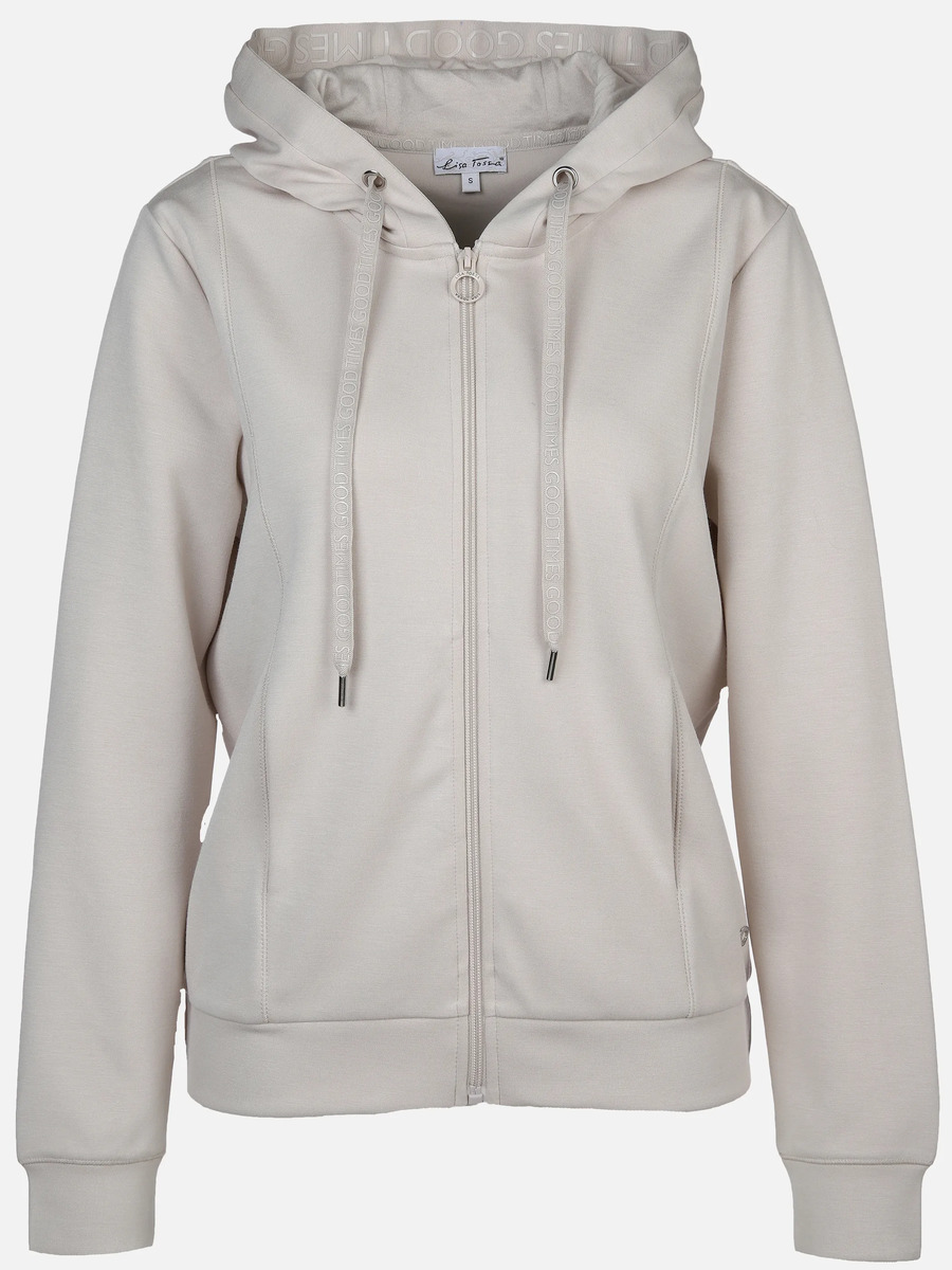 Bild 1 von Damen Sweatcardigan mit Kapuze
                 
                                                        Weiß