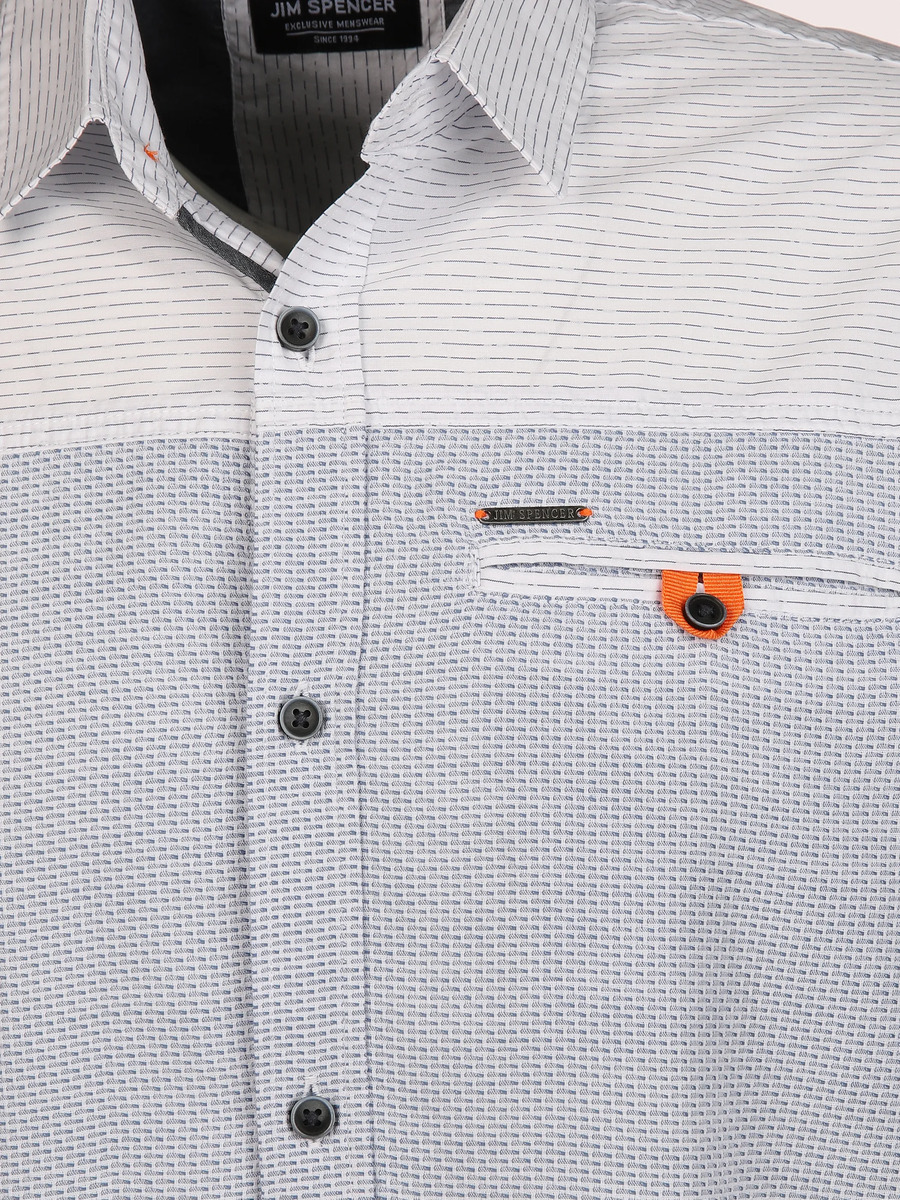 Bild 3 von Herren Freizeithemd mit abgesetzter Passe
                 
                                                        Blau