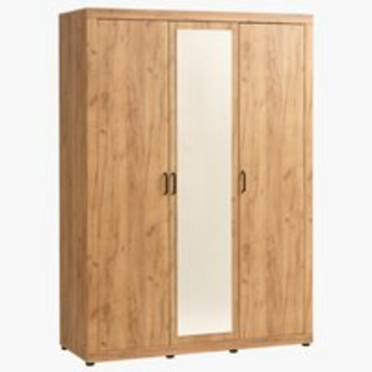 Bild 1 von Kleiderschrank LINTRUP 157x220 3 Türen eichefarben