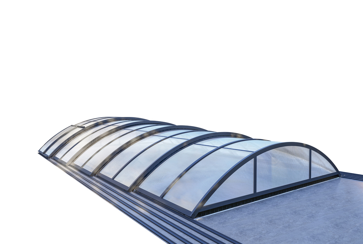 Bild 4 von HC Garten & Freizeit Poolüberdachung "Adèle" aus Aluminium, ca. 12,50 x 6,81 x 1,65 m