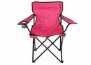 Bild 1 von Camping-Klappsessel Pink Zusammenfaltbarer Stuhl mit Getränkehalter für Hobby