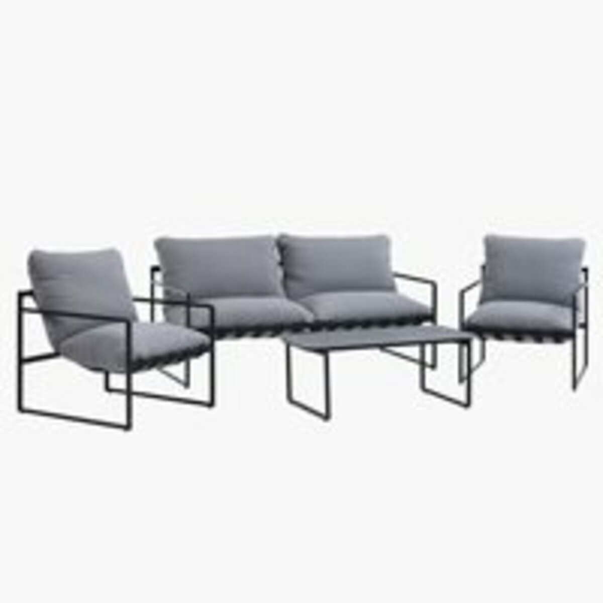 Bild 1 von Lounge-Set RISVEDEN 4 Personen grau