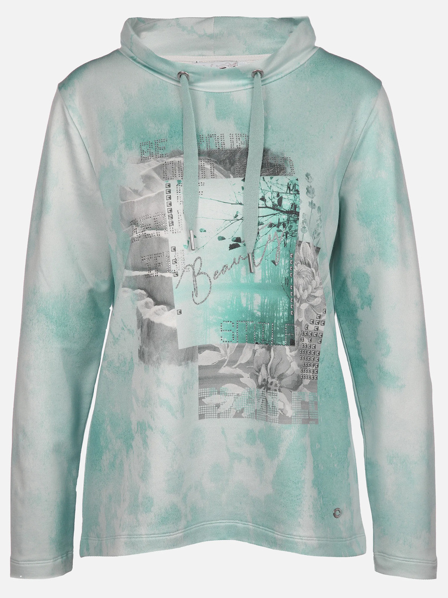 Bild 1 von Damen Sweatshirt im Alloverprint
                 
                                                        Türkis