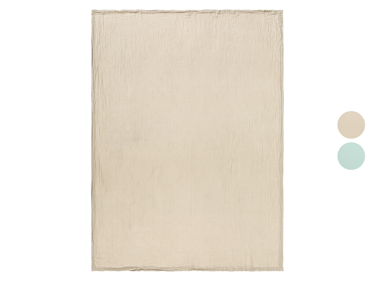 Bild 1 von LIVARNO home Musselin-Wohndecke 130 x 170 cm