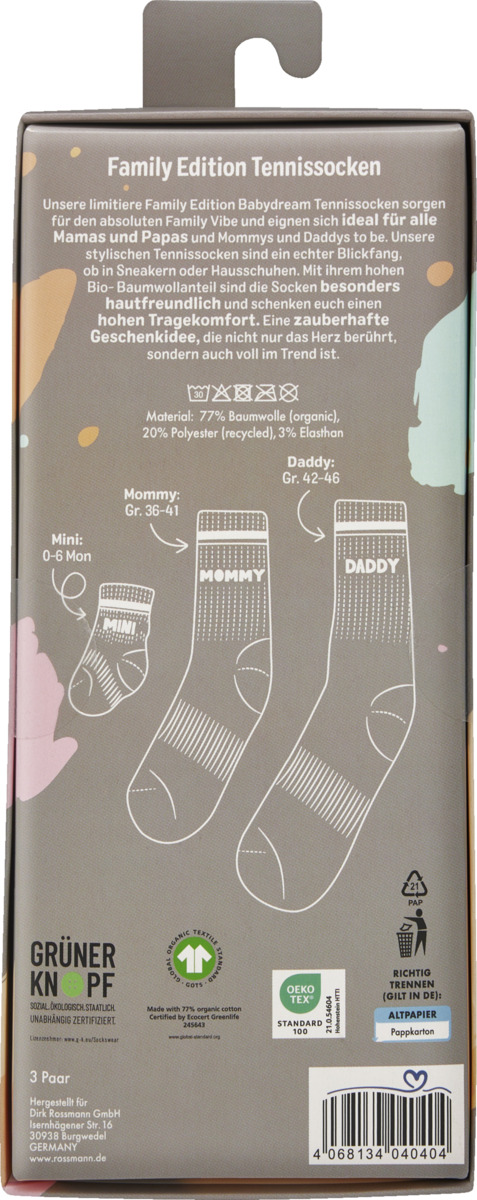 Bild 2 von Babydream Tennissocken Family Edition