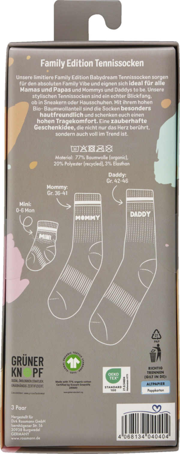 Bild 2 von Babydream Tennissocken Family Edition