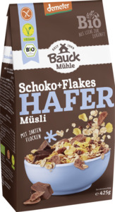 Bauck Mühle Bio Hafer Müsli Schoko+Flakes
