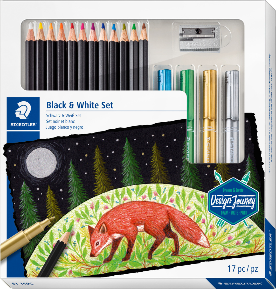 Bild 1 von Staedtler Design Journey Black & White Set 61 149C