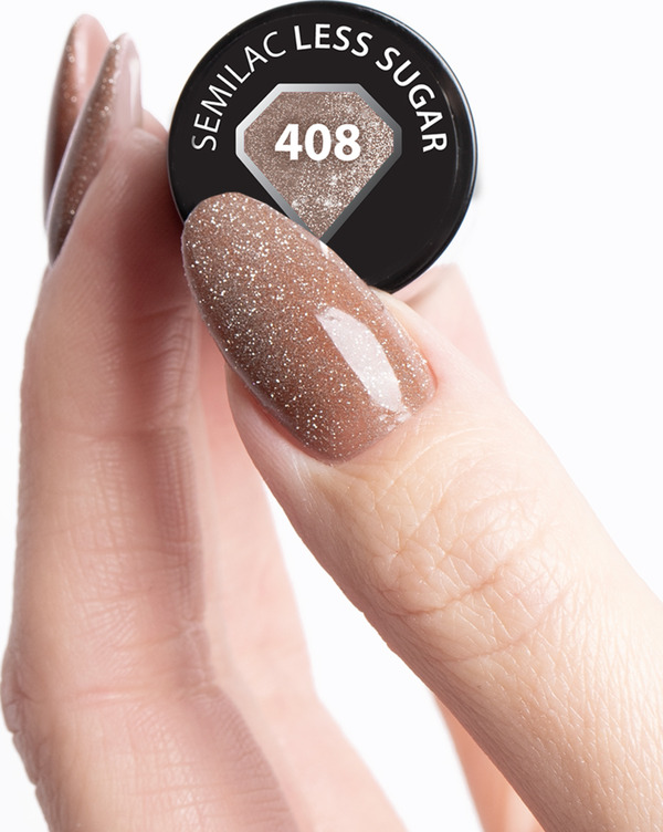 Bild 2 von Semilac UV-Nagellack 408 Less Sugar