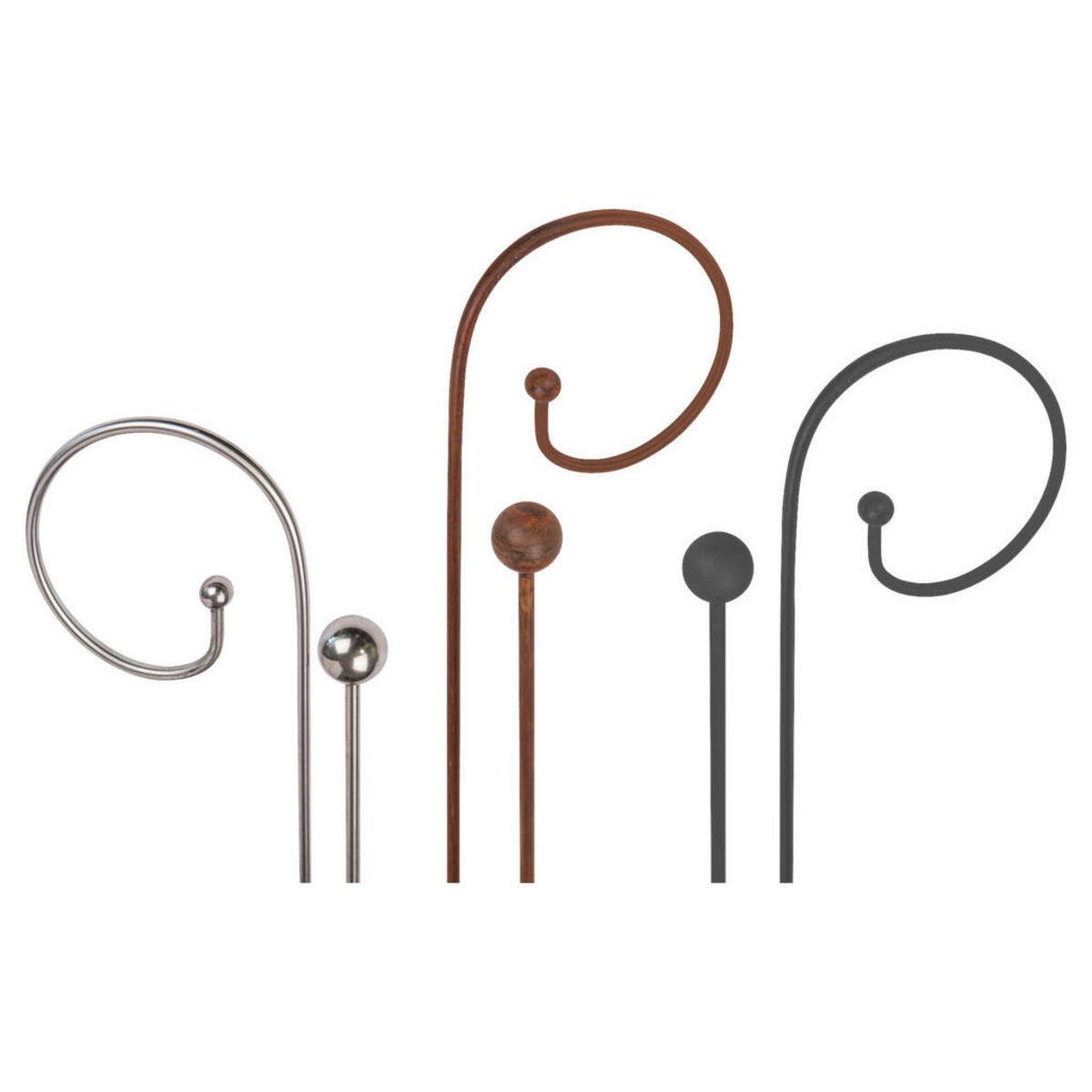 Bild 1 von Windhager Spiral-Pflanzstab anthrazit L: ca. 120 cm