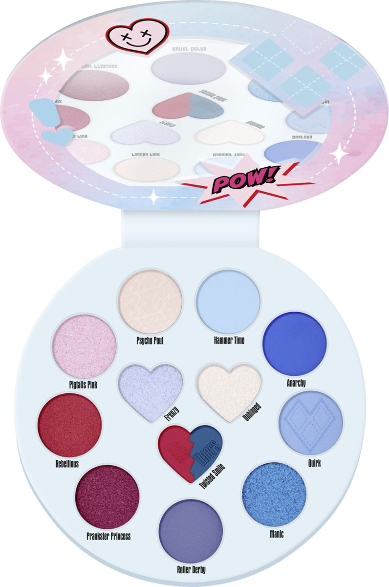 Bild 2 von essence Harley Quinn eyeshadow palette 02 Mad Love