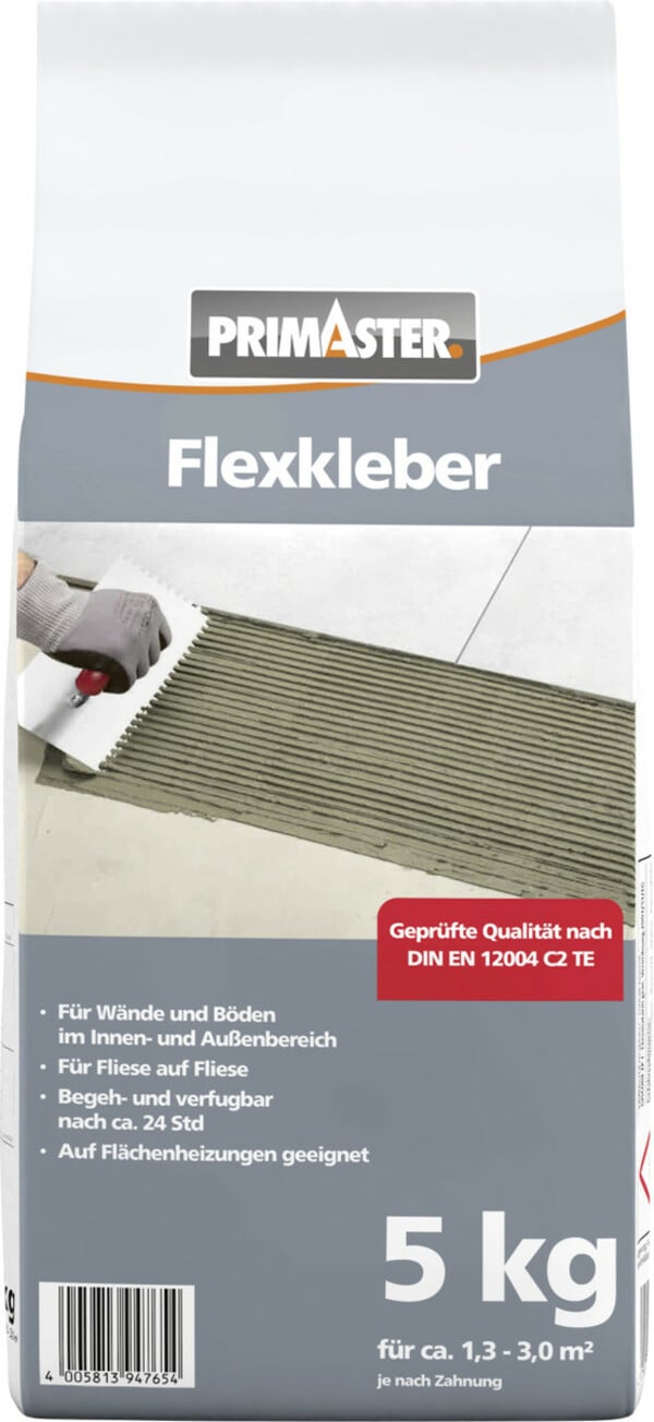 Bild 1 von PRIMASTER Flexkleber 5 kg
,