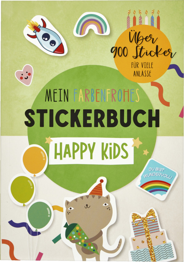 Bild 1 von IDEENWELT Stickerbuch Happy Kids