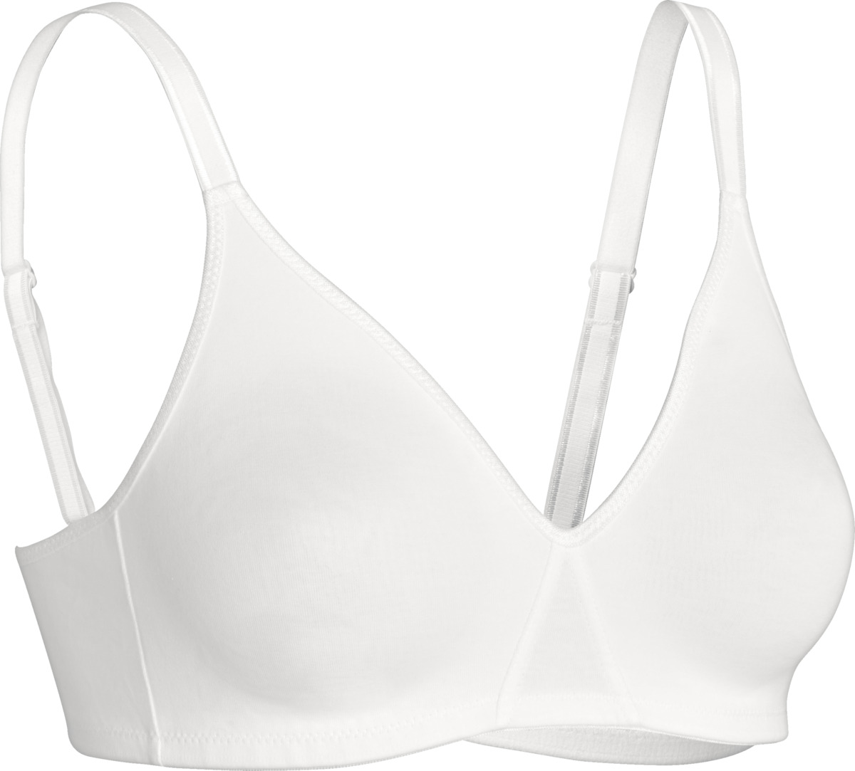 Bild 2 von under2wear BH Baumwolle weiß Gr. 85B