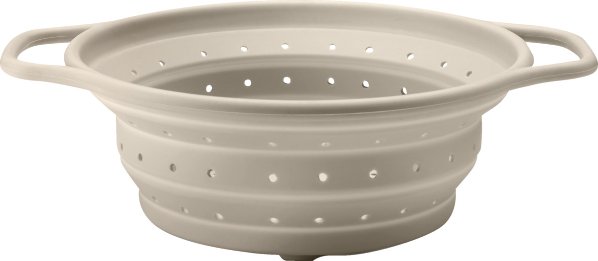 Bild 1 von IDEENWELT Faltbares Silikonsieb taupe