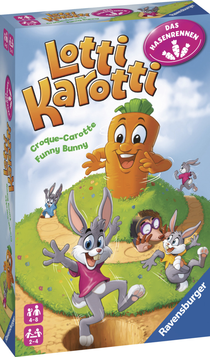 Bild 2 von Ravensburger 20962 - Lotti Karotti, das Hasenrennen - Mitbringspiel