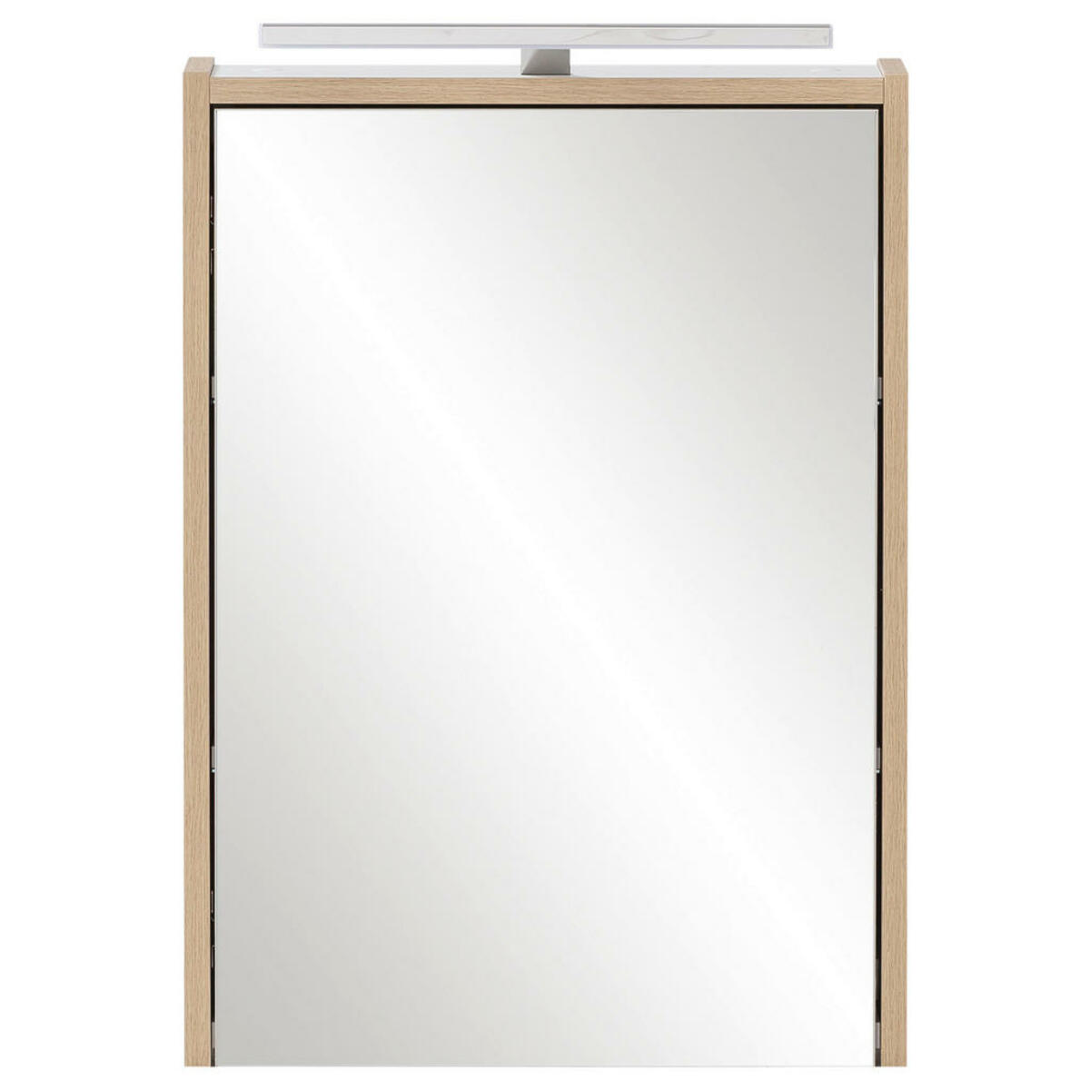 Bild 1 von Spiegelschrank Flag Eiche hell Nachbildung B/H/T: ca. 43,5x64x16 cm