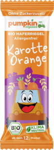 Pumpkin Organics Bio Haferriegel mit Karotte & Orange