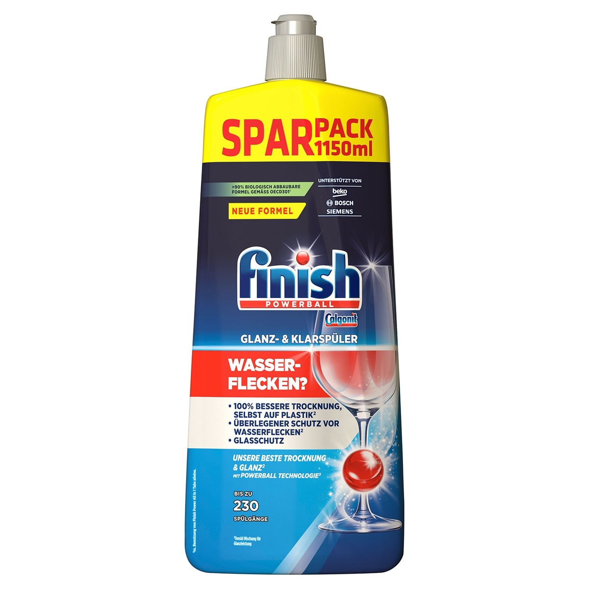 Bild 1 von FINISH Powerball Glanz- und Klarspüler 1,15 l