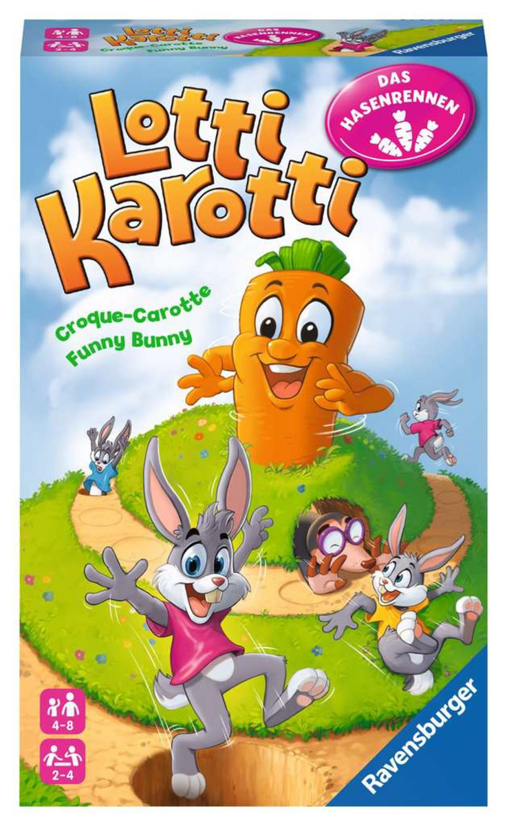 Bild 1 von Ravensburger 20962 - Lotti Karotti, das Hasenrennen - Mitbringspiel