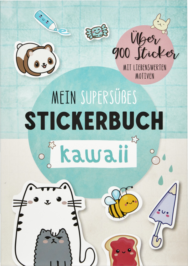 Bild 1 von IDEENWELT Stickerbuch Kawaii