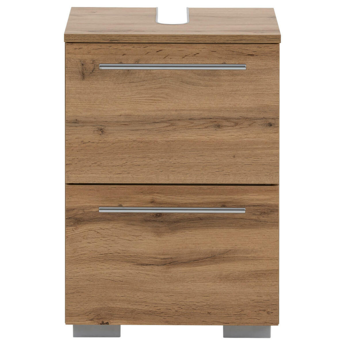 Bild 1 von Waschbeckenunterschrank Carlos Eiche Landhaus Nachbildung B/H/T: ca. 40,2x59,1x35 cm