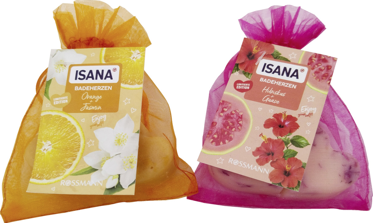 Bild 2 von ISANA Badeherzen Hibiskus & Orange