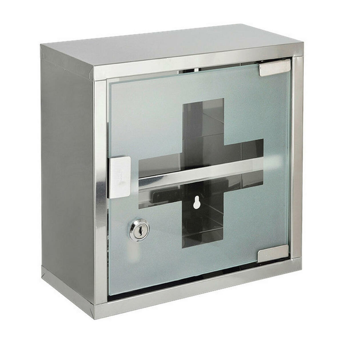 Bild 1 von HOFFMANNS Medizinschrank silber Edelstahl B/H/T: ca. 25x25x12 cm