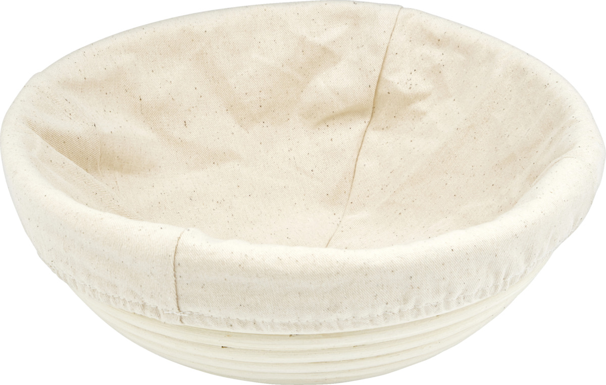 Bild 2 von IDEENWELT Rattan-Brotkorb rund