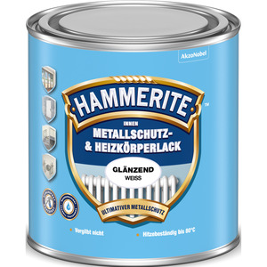 Hammerite Metallschutz- und Heizkörperlack reinweiß glänzend 500 ml