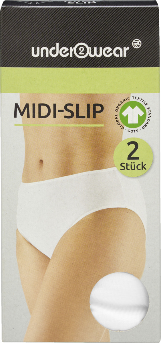 Bild 1 von under2wear Midi Slip Weiß Gr. L 2 Stück