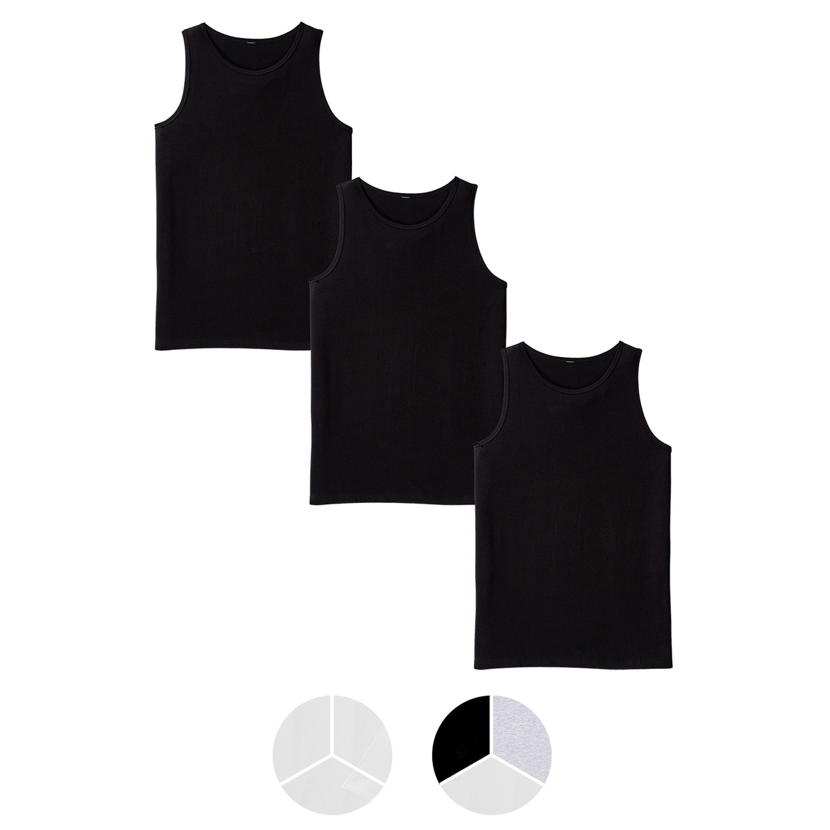 Bild 1 von UP2FASHION Herren Achselshirts, 3er-Set