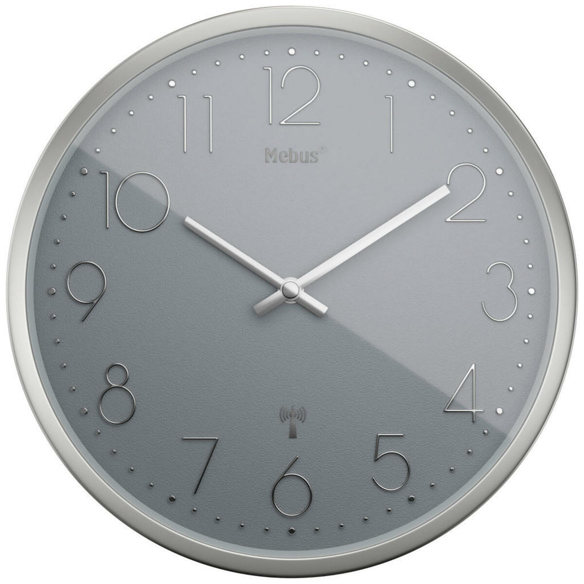 Bild 1 von Mebus Wanduhr grau D: ca. 25 cm