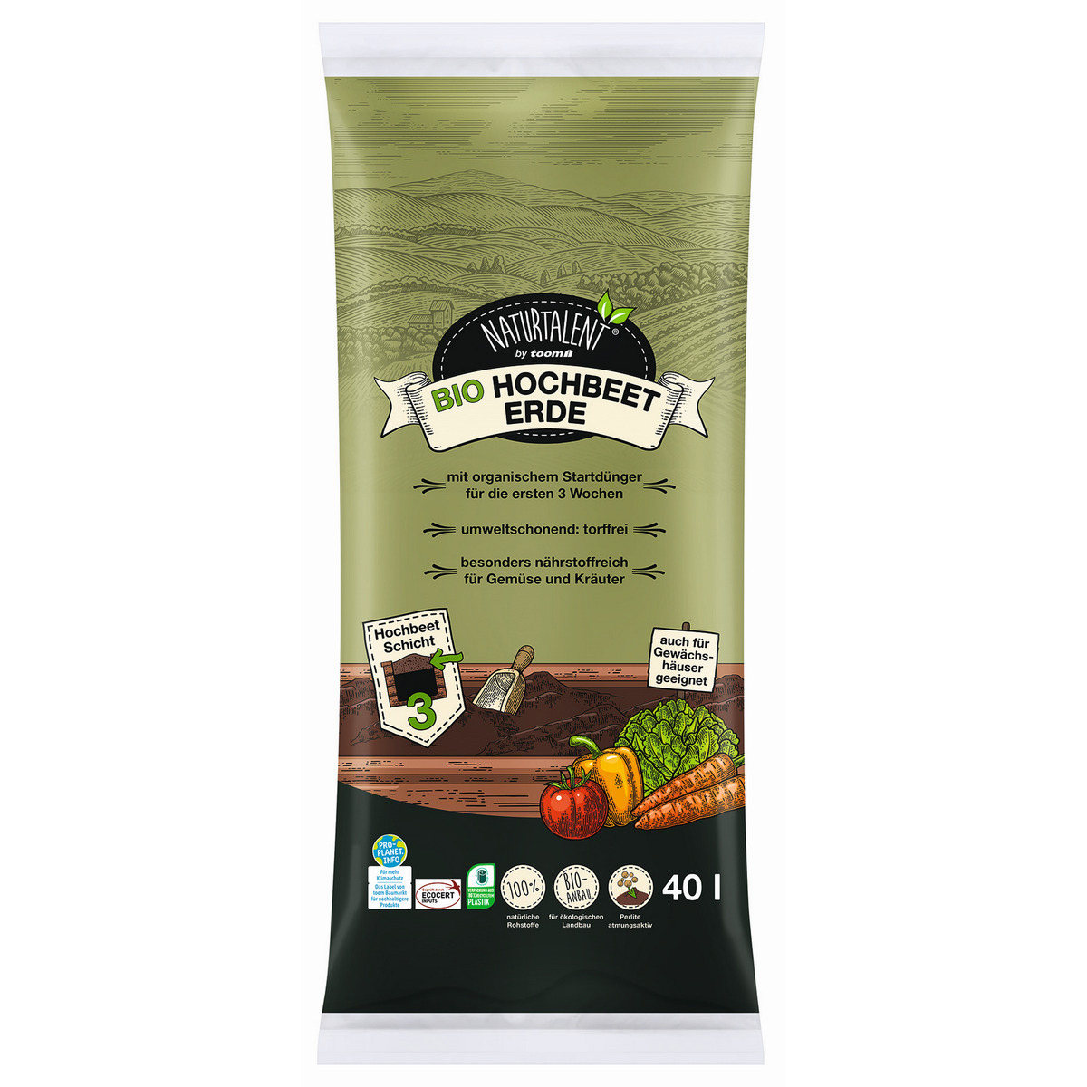 Bild 1 von Naturtalent by toom® Bio Hochbeeterde