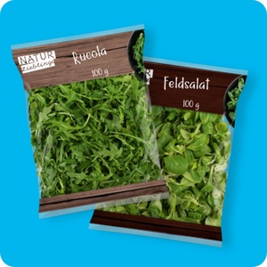 FRESH CUT Feine Blattsalate, Sorten: Rucola oder Feldsalat