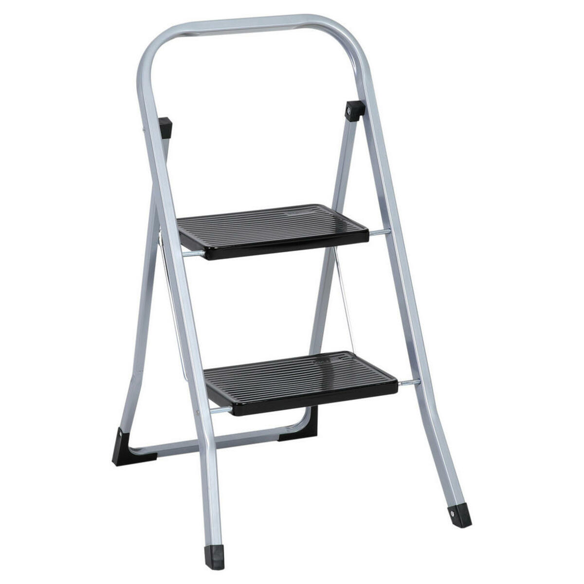 Bild 1 von Axentia Klapptritt silber Stahl B/H/L: ca. 55x82x47 cm