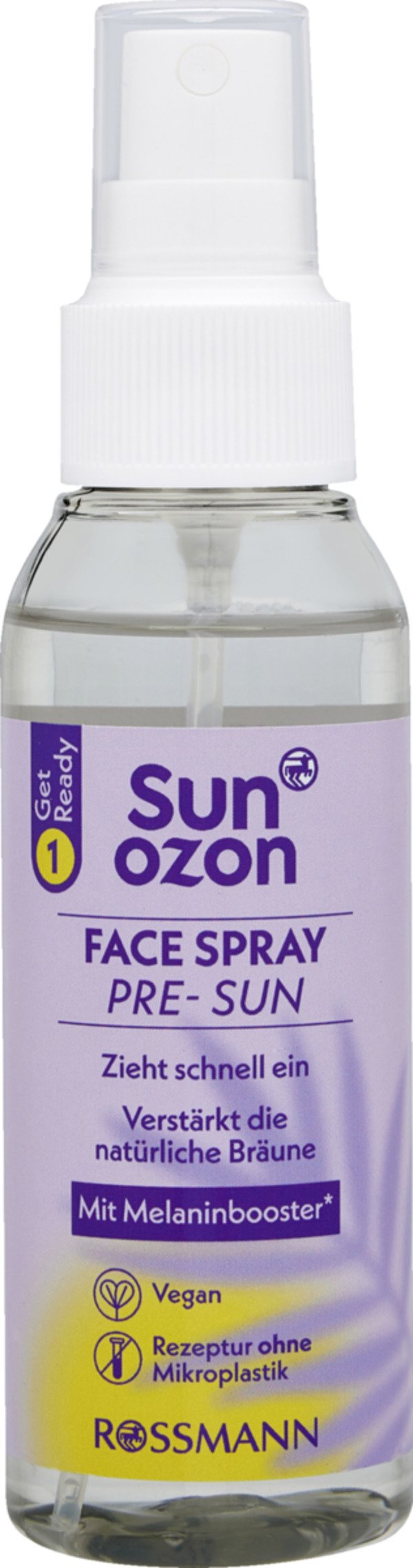 Bild 1 von sunozon Bräunungsbeschleuniger Face Pre-Sun Spray