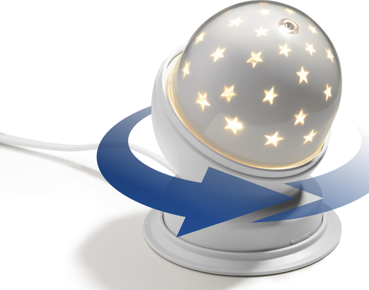 Bild 2 von IDEENWELT Sternenhimmelleuchte weiß