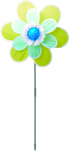 IDEENWELT Windspiel Blume blau/grün