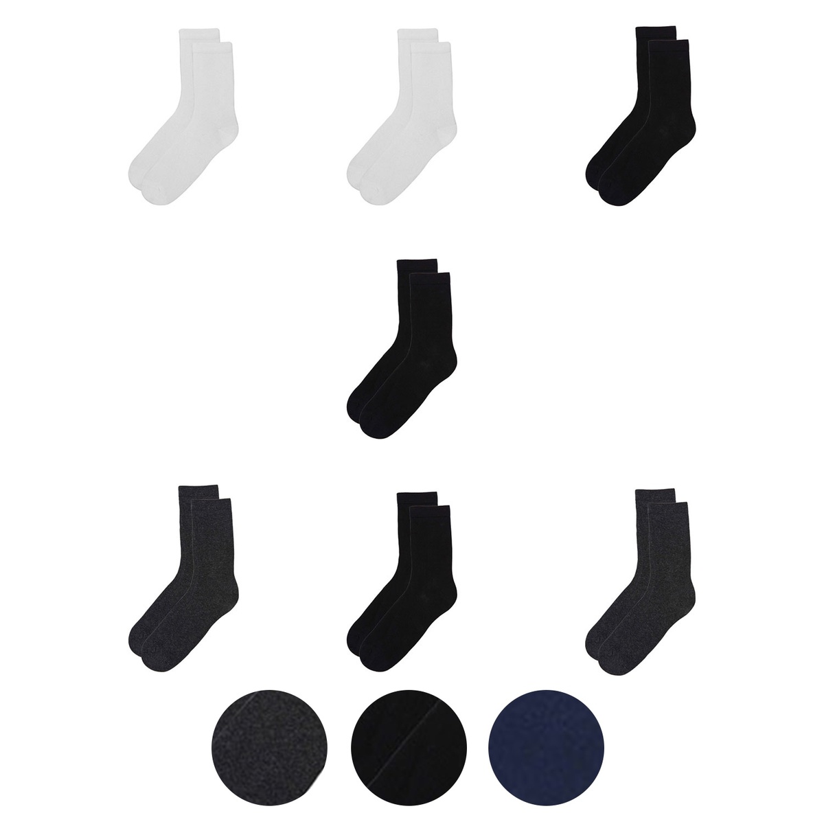 Bild 1 von UP2FASHION Damen und Herren Socken, 7 Paar