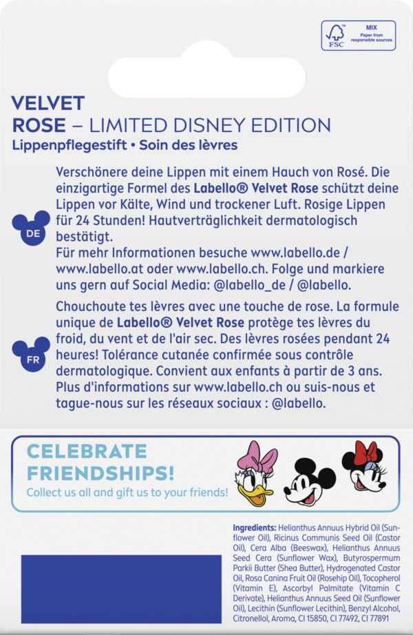 Bild 2 von Labello Lippenpflegestift Velvet Rose Disney Edition
