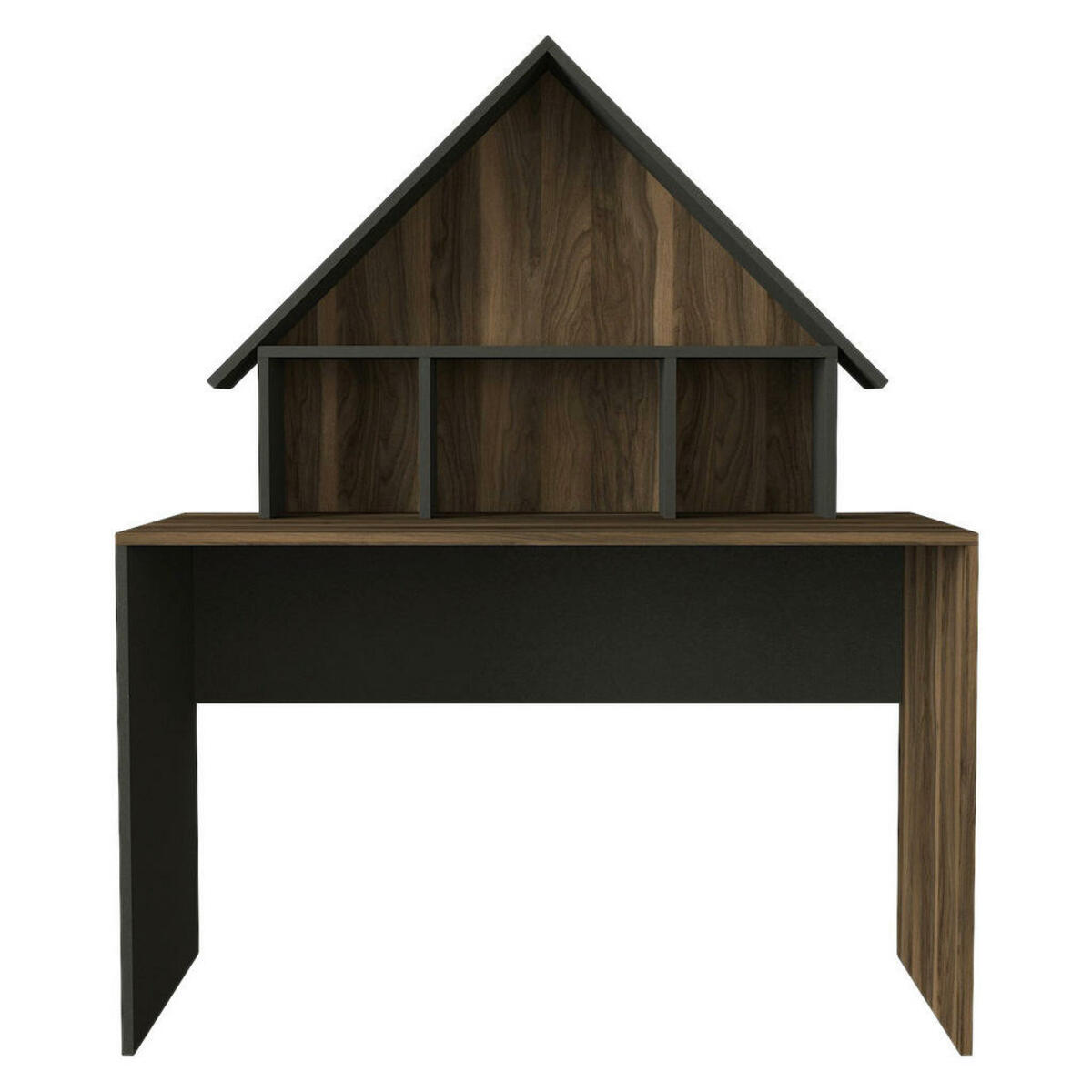 Bild 1 von Schreibtisch Denver walnuss Nachbildung anthrazit B/H/T: ca. 120x148x60 cm