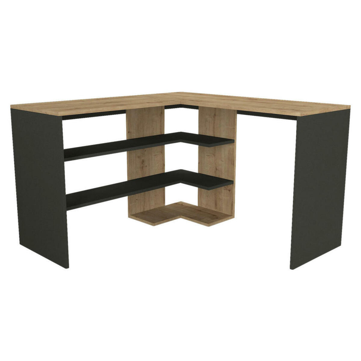 Bild 1 von Eckschreibtisch Safir Saphir anthrazit B/H/T: ca. 120x73,8x45 cm