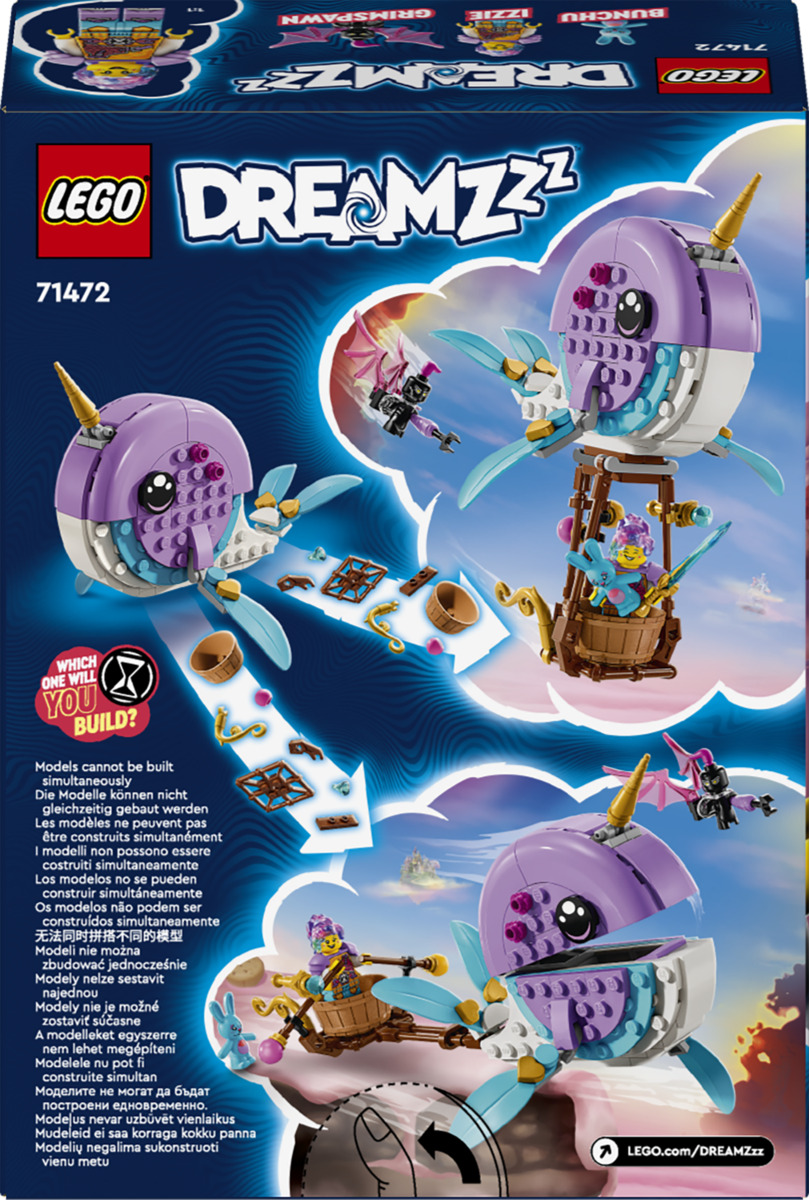 Bild 2 von LEGO Dreamzzz 71472 Izzies Narwal-Heißluftballon