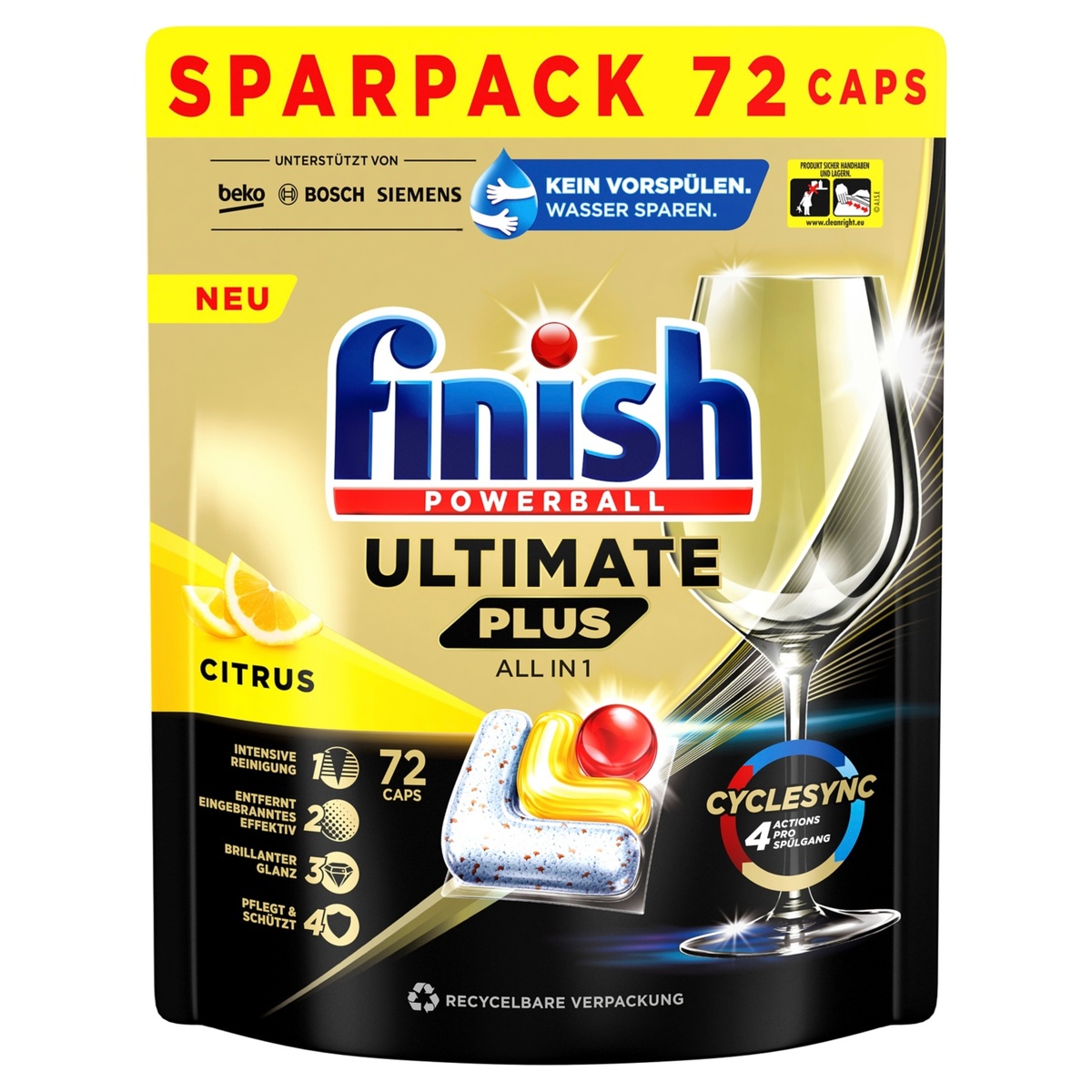 Bild 2 von FINISH Powerball Ultimate Plus All-in-1-Caps 0,878 kg