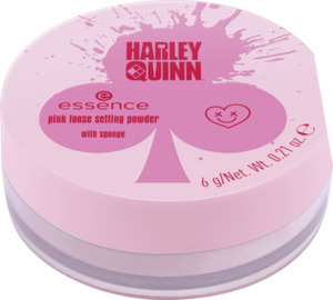 essence Harley Quinn pink loose setting powder 01 Harley Vibes