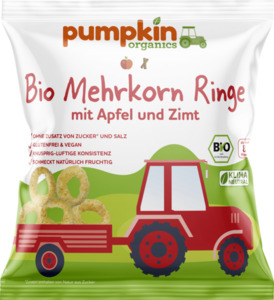 Pumpkin Organics Bio Mehrkorn Ringe mit Apfel und Zimt