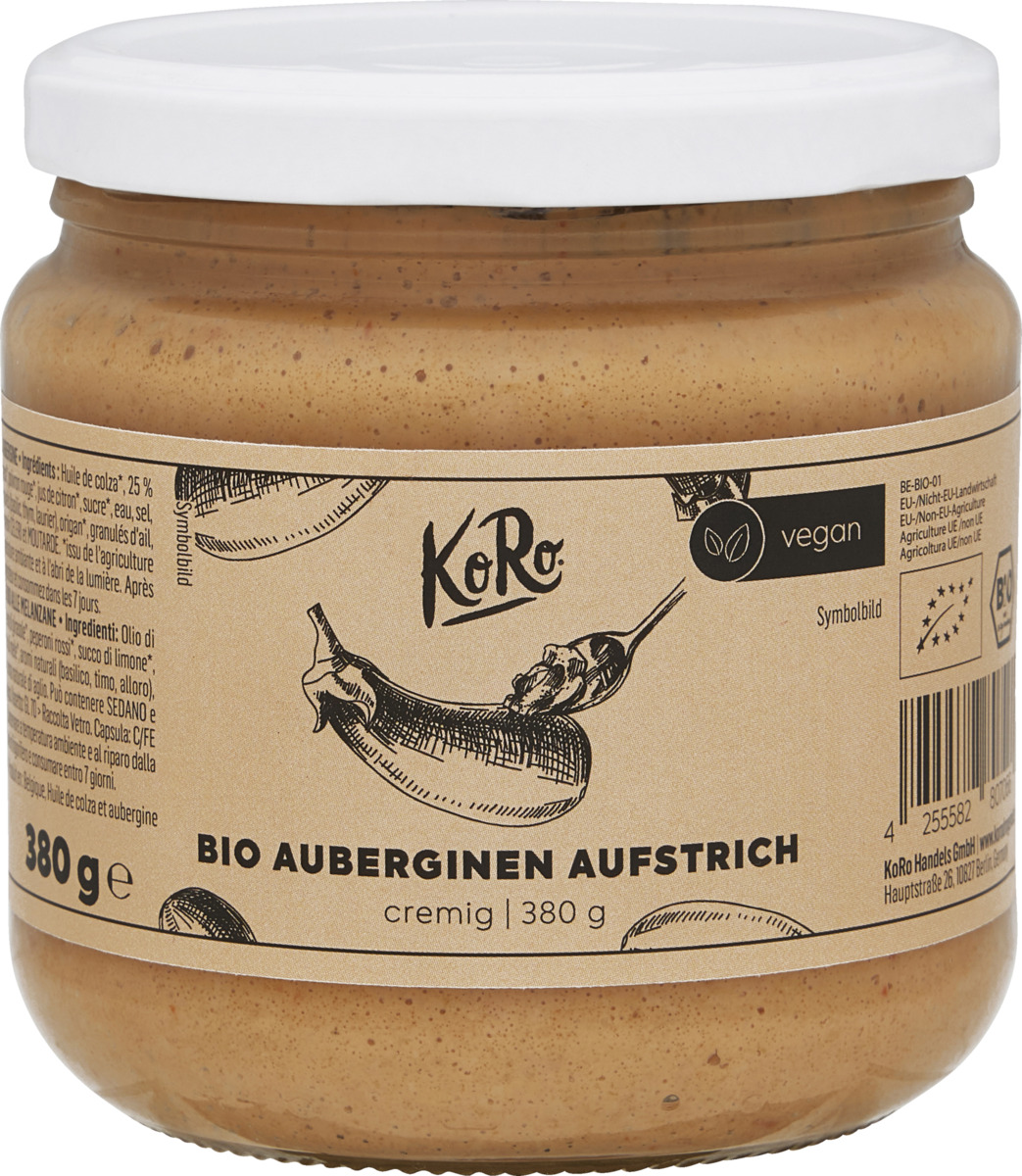 Bild 1 von KoRo Bio Auberginen Aufstrich
