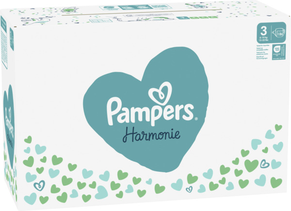 Bild 1 von Pampers Harmonie Windeln Gr.3 (6-10 kg) Monatsbox