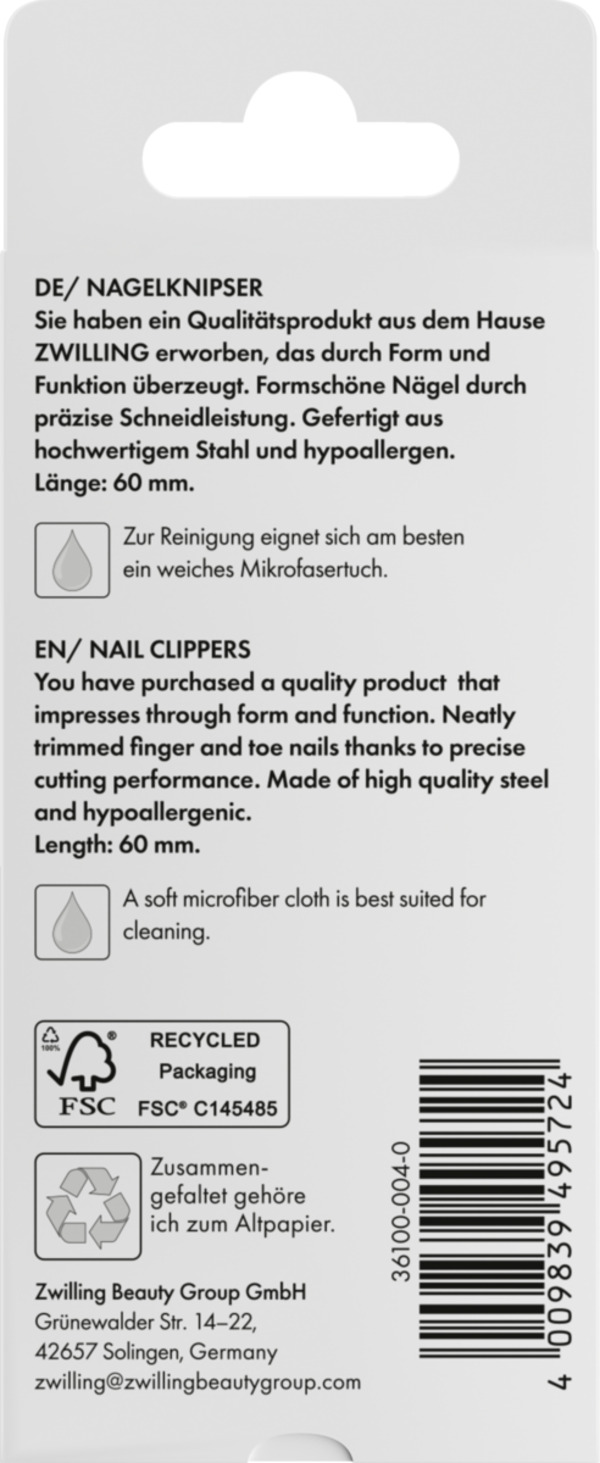 Bild 2 von ZWILLING Nagelknipser